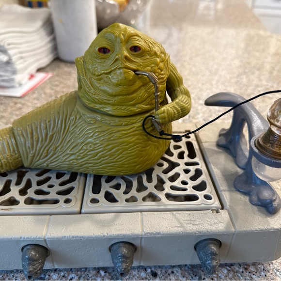 Star Wars Jabba the Hutt Figure - Green and Gray Playset Piece. Missing arm. - Picture 5 of 5